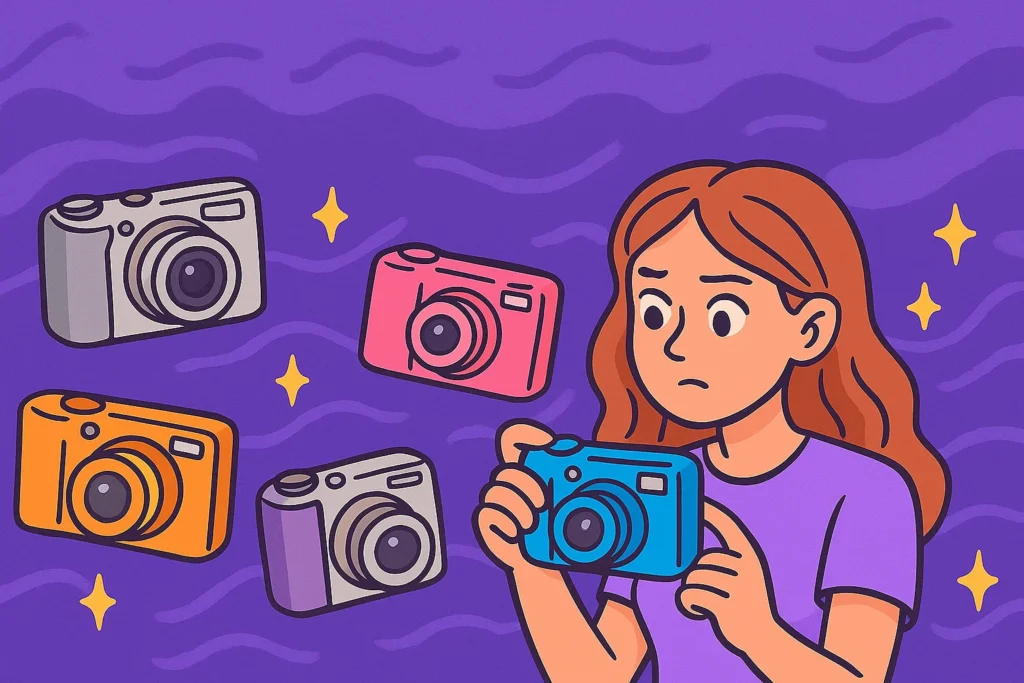 Как выбрать б/у компактный цифровой фотоаппарат в 2025 году: модели для «атмосферного» Y2K-вайба
